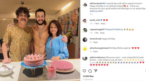 Amala Akkineni wished ‘darling husband’ Nagarjuna with a sweet birthday post. Amala Akkineni wished ‘darling husband’ Nagarjuna with a sweet birthday post.