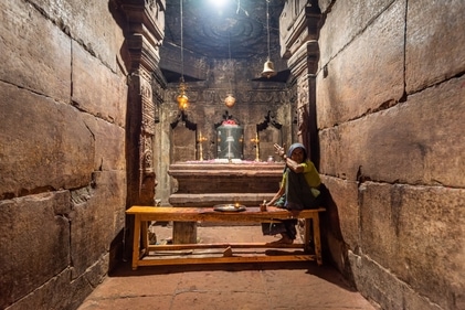 The Lokeshvara linga at Pattadakal, established by and named after the Chalukya queen Lokamahadevi in the 8th century CE. (Shutterstock) The Lokeshvara linga at Pattadakal, established by and named after the Chalukya queen Lokamahadevi in the 8th century CE. (Shutterstock)