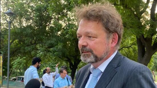 German ambassador Philipp Ackermann said his interactions with Indian interlocutors led him to believe that the Indian side understands the need to hold up and preserve the international order (Twitter/AmbAckermann)