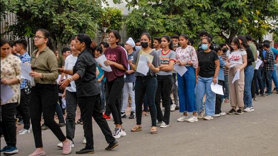 The debut edition of the Common University Entrance Test for undergraduate admissions (CUET-UG), which concluded on Tuesday, recorded 60% consolidated attendance across the country for all six phases, the National Testing Agency (NTA) said. (PTI)