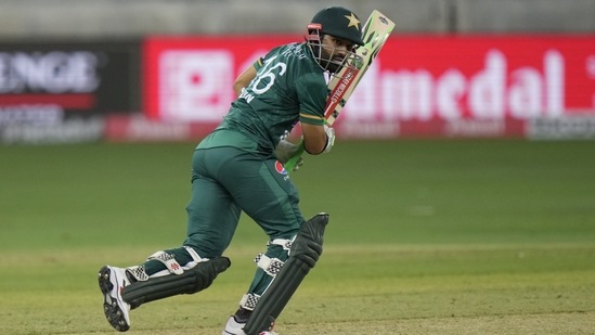 Pakistan were bowled out for 147 runs in 19.5 overs with Mohammad Rizwan registering 43 runs off 42 balls.(AP)
