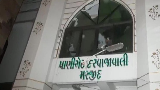 Panigate Darwaza Masjid in Vadodara, Gujarat.( ANI)