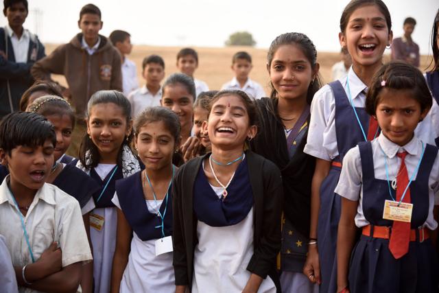 Schoolgirls in Amravati, Maharashtra. In India, nearly 40 per cent of girls from ages 15 to 18 are out of school. (Shutterstock) Schoolgirls in Amravati, Maharashtra. In India, nearly 40 per cent of girls from ages 15 to 18 are out of school. (Shutterstock)