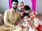 Charu Asopa and Rajeev Sen celebrated Ganesh Chaturthi together. Charu Asopa and Rajeev Sen celebrated Ganesh Chaturthi together.