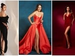 Bollywood celebrities came in their best avatars for the star-studded event and made some serious heads turns. From Kiara Advani's red gown to Rakul Preet's black body-grasping ensemble, here are a few best outfits worn by B-Town celebs at the awards.(Instagram)