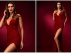 Kriti Sanon attended the star-studded 67th Filmfare Awards which was held at the Gio World Centre, Mumbai on August 30. The Mimi actor once again gave the fashion police a run for their money as she graced the event in a glamorous red designer silhouette.(Instagram/@sukritigrover) Kriti Sanon attended the star-studded 67th Filmfare Awards which was held at the Gio World Centre, Mumbai on August 30. The Mimi actor once again gave the fashion police a run for their money as she graced the event in a glamorous red designer silhouette.(Instagram/@sukritigrover)