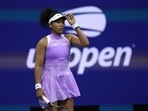 Naomi Osaka of Japan looks on against Danielle Collins of the United States in their Women's Singles First Round match(AFP) Naomi Osaka of Japan looks on against Danielle Collins of the United States in their Women's Singles First Round match(AFP)