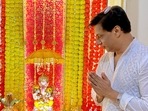 Madhur Bhandarkar on Ganesh Chaturthi 2021. Madhur Bhandarkar on Ganesh Chaturthi 2021.