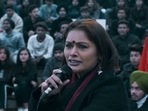 Pallavi Joshi in a still from The Kashmir Files.