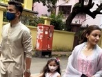 Kunal Kemmu and Soha Ali Khan visited a Ganesha temple with daughter Inaaya Naumi Kemmu. Kunal Kemmu and Soha Ali Khan visited a Ganesha temple with daughter Inaaya Naumi Kemmu.
