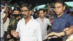 Jharkhand chief minister Hemant Soren arrives at the Birsa Munda Airport to see off UPA MLAs amid speculations of his disqualification as an MLA on August 30. (PTI Photo) Jharkhand chief minister Hemant Soren arrives at the Birsa Munda Airport to see off UPA MLAs amid speculations of his disqualification as an MLA on August 30. (PTI Photo)