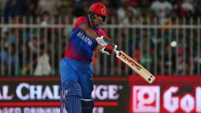 Afghanistan's Najibullah Zadran plays a shot during the Asia Cup Twenty20 international cricket Group B match against Bangladesh at the Sharjah Cricket Stadium in Sharjah (AFP) Afghanistan's Najibullah Zadran plays a shot during the Asia Cup Twenty20 international cricket Group B match against Bangladesh at the Sharjah Cricket Stadium in Sharjah (AFP)