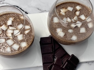 World Coconut Day special recipe: Drool over this Chocolate Coconut Chia Pudding&nbsp; (Akshay Sandu)