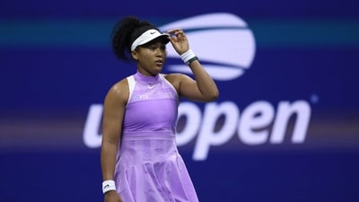 Naomi Osaka of Japan looks on against Danielle Collins of the United States in their Women's Singles First Round match (AFP) Naomi Osaka of Japan looks on against Danielle Collins of the United States in their Women's Singles First Round match (AFP)