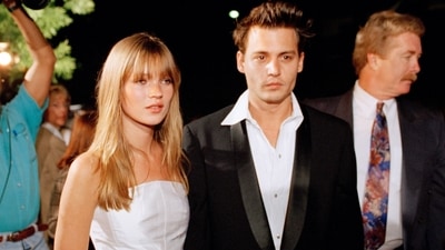 Kate Moss and Johnny Depp in a picture taken during their relationship, They dated from 1994 to 1998. (AP) Kate Moss and Johnny Depp in a picture taken during their relationship, They dated from 1994 to 1998. (AP)