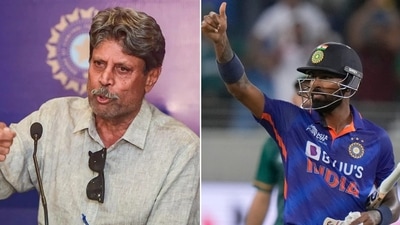 Kapil Dev and Hardik Pandya (R) (BCCI | AP) Kapil Dev and Hardik Pandya (R) (BCCI | AP)