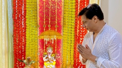 Madhur Bhandarkar on Ganesh Chaturthi 2021. Madhur Bhandarkar on Ganesh Chaturthi 2021.