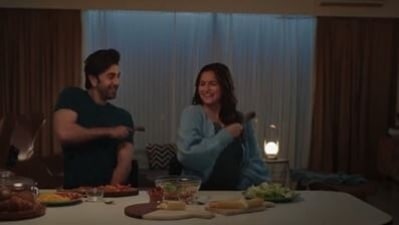 Ranbir Kapoor and Alia Bhatt in a new ad.