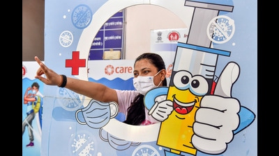 With 98% of India’s adults having received at least one dose of the vaccine, and 92% having received two shots, the reluctance appears only to be for boosters – posing a unique challenge for policy makers. (PTI) With 98% of India’s adults having received at least one dose of the vaccine, and 92% having received two shots, the reluctance appears only to be for boosters – posing a unique challenge for policy makers. (PTI)