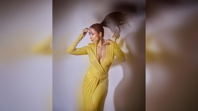 Wondering who did she wear to the awards night? Her silhouette is from the Alexandre Vauthier collection in collaboration with Tutus Kurniati, where the gown is available. (Instagram/@malaikaaroraofficial) Wondering who did she wear to the awards night? Her silhouette is from the Alexandre Vauthier collection in collaboration with Tutus Kurniati, where the gown is available. (Instagram/@malaikaaroraofficial)