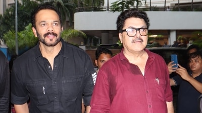 Rohit Shetty and Ashoke Pandit at the event.