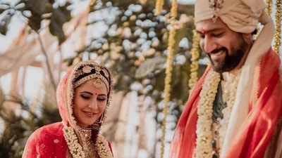 Katrina Kaif and Vicky Kaushal got married in a Hindu wedding ceremony last year. Katrina Kaif and Vicky Kaushal got married in a Hindu wedding ceremony last year. 