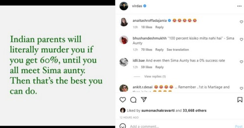 Vir Das posts about Indian Matchmaking. Vir Das posts about Indian Matchmaking.