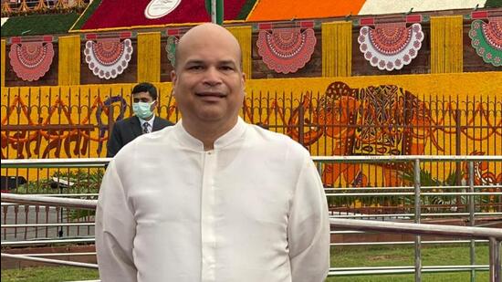Sri Lankan high commissioner Milinda Moragoda said India was a “logical partner” for Sri Lanka’s efforts to overcome the country’s economic crisis. (Twitter/MilindaMoragoda)