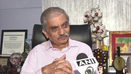 Dr NK Arora, chairman of the National Technical Advisory Group on Immunization (NTAGI) (ANI)