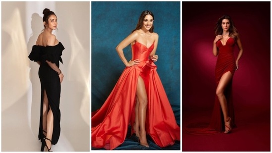 Bollywood celebrities came in their best avatars for the star-studded event and made some serious heads turns. From Kiara Advani's red gown to Rakul Preet's black body-grasping ensemble, here are a few best outfits worn by B-Town celebs at the awards.(Instagram)