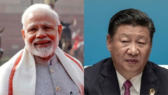 Prime Minister Narendra Modi and Chinese President Xi Jinping.