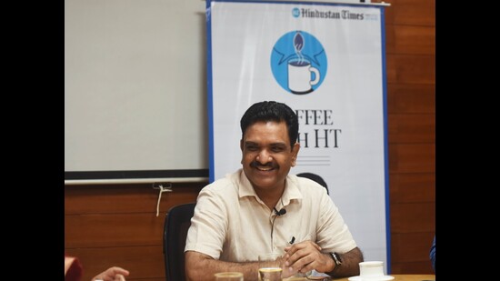 U.P. minister Asim Arun at “Coffee with HT” programme in Lucknow on Wednesday.