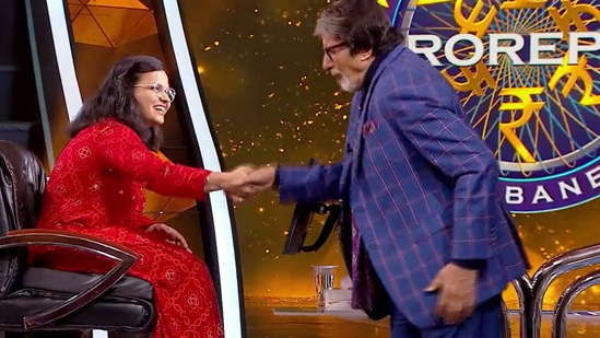 A still from Kaun Banega Crorepati 14.