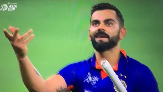 Virat Kohli's reaction to Suryakumar Yadav's knock summed up the entire country's views on the India batter (Sreengrab)