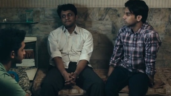 Rajkummar Rao (right) in a still from Shahid.&nbsp;