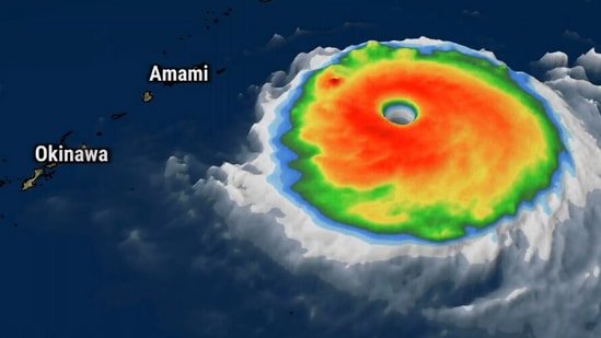 Based on the maximum sustained wind speed at this point, Hinnamnor would be the strongest storm of 2022. (Source:Twitter/@weatherchannel)