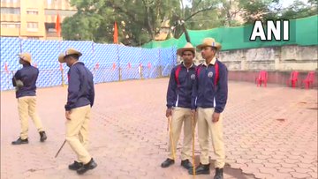 Security was beefed up on Wednesday to prevent untoward incidents.(ANI) Security was beefed up on Wednesday to prevent untoward incidents.(ANI)