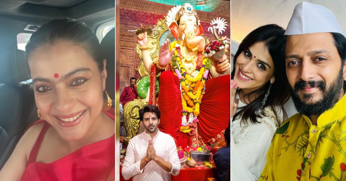 Bollywood celebrities celebrate Ganesh Chaturthi.