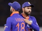 Virat Kohli and Rohit Sharma during Asia Cup 2022(BCCI Twitter) Virat Kohli and Rohit Sharma during Asia Cup 2022(BCCI Twitter)