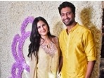 Katrina Kaif, Vicky Kaushal twin in yellow as they bask in festivities