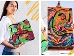 Did you know that Sonakshi Sinha is also an artist who loves bringing artwork to life on canvas? She and her brothers Luv and Kush Sinha also opened a firm called House of Creativity last year that provides a platform for budding artists to showcase their talent. On the occasion of Ganesh Chaturthi, she made a beautiful abstract painting of Lord Ganesha.(Instagram/@aslisona)