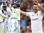 Team India; James Anderson(AP) Team India; James Anderson(AP)