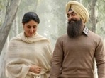 Aamir Khan and Kareena Kapoor in Laal Singh Chaddha; a screenshot of the video posted on Aamir Khan Productions' Twitter page. Aamir Khan and Kareena Kapoor in Laal Singh Chaddha; a screenshot of the video posted on Aamir Khan Productions' Twitter page.