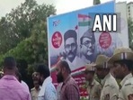This comes after Section 144 was imposed in Shivamogga after a clash over Savarkar and Tipu Sultan's banners.(ANI) This comes after Section 144 was imposed in Shivamogga after a clash over Savarkar and Tipu Sultan's banners.(ANI)