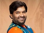 Kapil Sharma and Rashmika Mandanna in Mega Blockbuster posters. Kapil Sharma and Rashmika Mandanna in Mega Blockbuster posters.