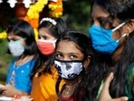 Children from Taravale village in South Goa district's Shiroda learn 'ghumat aarti', a folk form of devotional songs specially sung during the 10-day Ganesh festival. (Representational Image)(REUTERS) Children from Taravale village in South Goa district's Shiroda learn 'ghumat aarti', a folk form of devotional songs specially sung during the 10-day Ganesh festival. (Representational Image)(REUTERS)