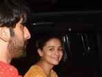 Ranbir Kapoor and Alia Bhatt were spotted together late Wednesday.&nbsp;
