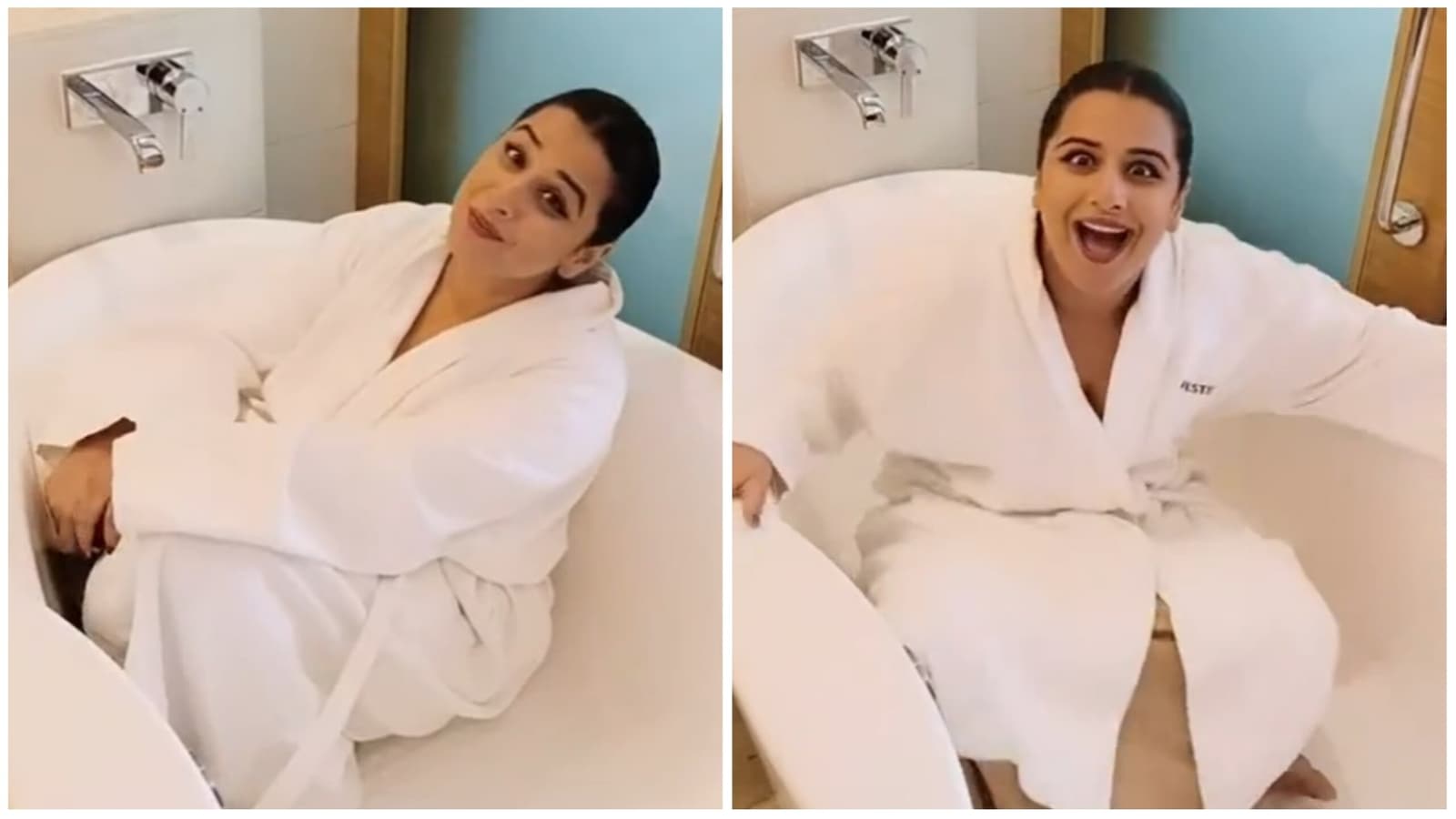 Vidya Balan Ki Xxx Chudai Sex - Vidya Balan wins fans' hearts as she steps into bathtub for Anupamaa video  | Bollywood - Hindustan Times