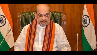 Union home minister Amit Shah. (PTI) Union home minister Amit Shah. (PTI)