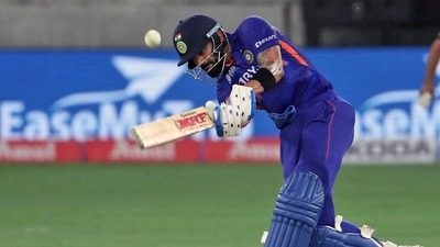 Kohli scored an unbeaten half century against Hong Kong (Virat Kohli Twitter) Kohli scored an unbeaten half century against Hong Kong (Virat Kohli Twitter)